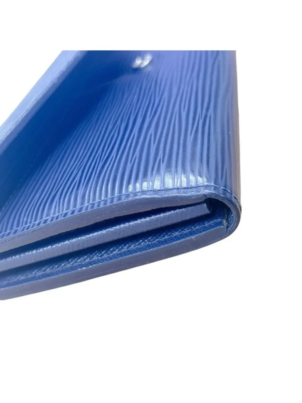 Louis Vuitton Epi Wallet Portefeuille Sarah Indigo Blue